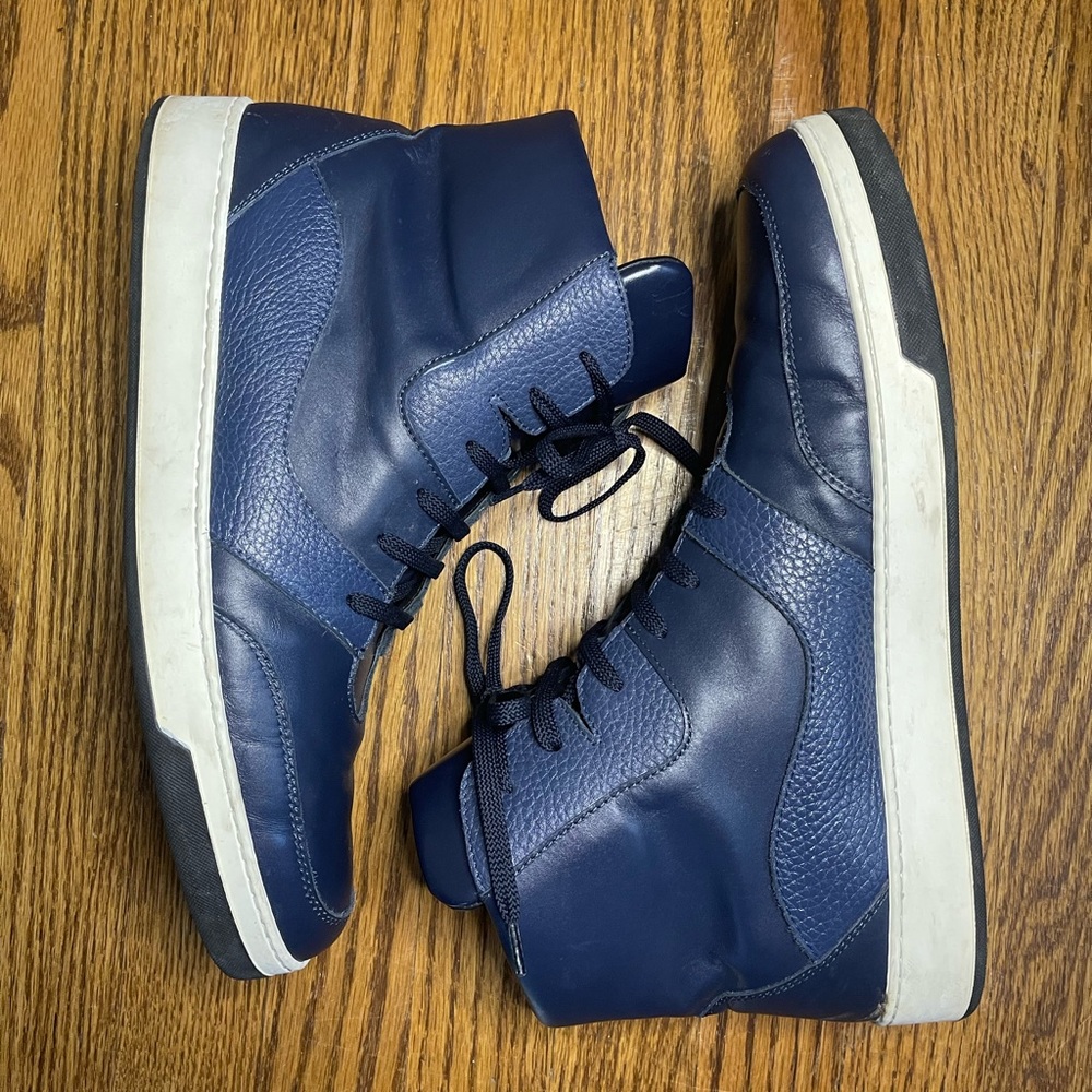 Bugatchi Navy Sneakers